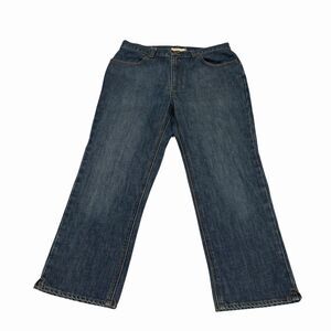 J. Crew Women's Jeans Relaxed Taper Size 12 Blue Denim Crop Medium Wash